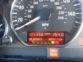 1997 BMW 3 Series 2.8L with VIN 4USCJ3321VLC07637, listed as a IAAI auction lot 41609688 with 105,356 mi miles. Bid and sale history available at carsss.com. Image 16.
