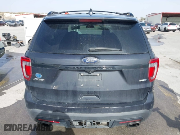 2017 Ford Explorer Sport with VIN 1FM5K8GT5HGC46345, listed as a IAAI auction lot 41732982 with 184,544 mi miles and . Bid and sale history available at carsss.com. Image 16.