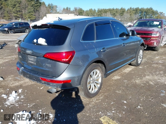 2014 Audi Q5 Premium z VIN WA1CFAFP9EA004081, wystawiony jako IAAI lot #41429686 z przebiegiem 110 490 mil mil oraz . Historia ofert i sprzedaży dostępna na DreamBid. Obrazek 4.