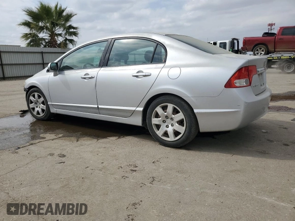 2011 Honda Civic LX with VIN 2HGFA1F59BH309708, listed as a Copart auction lot 53485515 with 215,954 mi miles and Salvage Title. Bid and sale history available at DreamBid. Image 2.