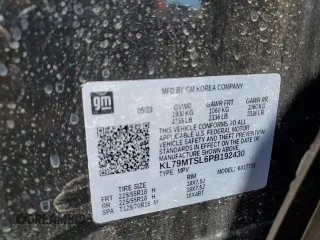 2023 Chevrolet TrailBlazer RS with VIN KL79MTSL6PB192430, listed as a Copart auction lot 48038225 with 9,613 mi miles and Salvage Title. Bid and sale history available at carsss.com. Image 16.