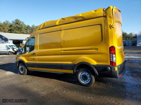 2023 Ford Transit Cargo Van with VIN 1FTBR1X8XPKA33585, listed as a Copart auction lot 83022384 with 15,405 mi miles and Salvage Title. Bid and sale history available at carsss.com. Image 2.