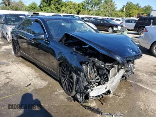 2011 Mercedes-Benz S with VIN WDDNG7BB9BA388468, listed as a Copart auction lot 43730595 with Not Provided miles and Non Repairable. Bid and sale history available at carsss.com. Image 4.