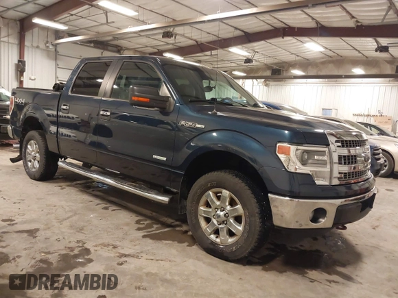 2014 Ford F-150 XL with VIN 1FTFW1ET1EKD06590, listed as a IAAI auction lot 41217519 with 155,792 mi miles and . Bid and sale history available at DreamBid. Image 1.