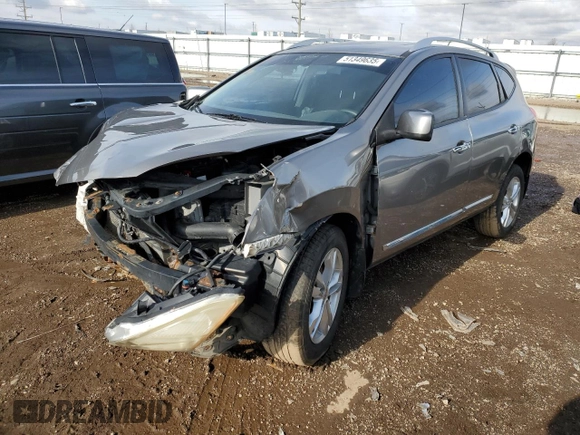 2012 Nissan Rogue SV with VIN JN8AS5MV3CW706192, listed as a Copart auction lot 51349635 with 201,021 mi miles and Salvage Title. Bid and sale history available at carsss.com. Image 1.