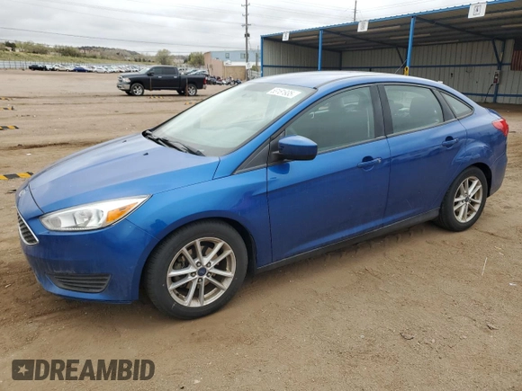 2018 Ford Focus SE with VIN 1FADP3FE4JL287169, listed as a Copart auction lot 53181935 with 134,656 mi miles and Clean Title. Bid and sale history available at carsss.com. Image 1.