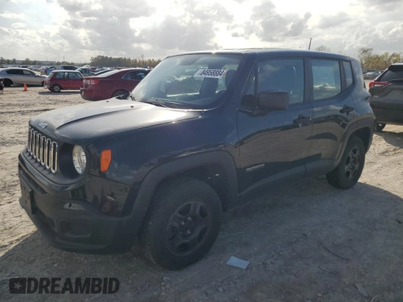 2018 Jeep Renegade Sport с VIN ZACCJBAH2JPG69621, выставлен на аукционе Copart как лот 84958884 с пробегом 62 519 миль миль и Чистый • Clean title. История ставок и продаж доступна на DreamBid. Изображение 1.