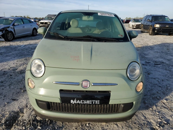 2013 FIAT 500 Pop with VIN 3C3CFFAR9DT543839, listed as a Copart auction lot 50537445 with 166,177 mi miles and Salvage Title. Bid and sale history available at carsss.com. Image 5.