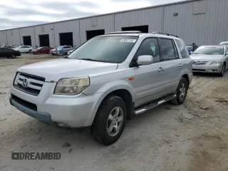 2008 Honda Pilot SE with VIN 5FNYF283X8B021057, listed as a Copart auction lot 43867145 with Not Provided miles and Salvage Title. Bid and sale history available at DreamBid. Image 1.