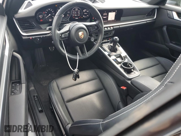 2024 Porsche 911 Carrera S with VIN WP0AB2A94RS219603, listed as a Copart auction lot 77205934 with 3,357 mi miles and Salvage Title. Bid and sale history available at carsss.com. Image 8.