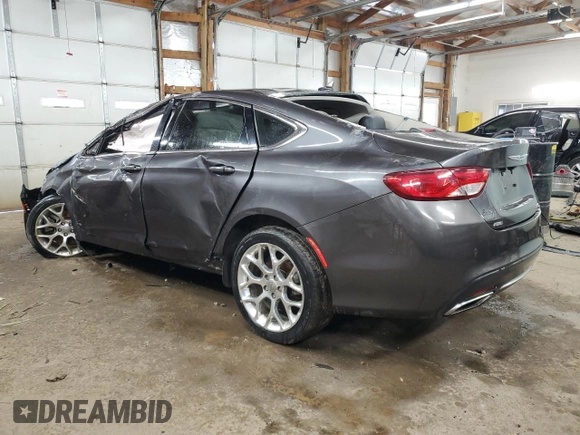 2016 Chrysler 200 C with VIN 1C3CCCEG3GN148155, listed as a Copart auction lot 45572735 with 0 mi miles and Non Repairable. Bid and sale history available at carsss.com. Image 2.