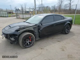 2022 Dodge Charger SRT Hellcat Redeye Widebody Jailbreak with VIN 2C3CDXL93NH105093, listed as a Copart auction lot 54897155 with 14,248 mi miles and Salvage Title. Bid and sale history available at carsss.com. Image 1.