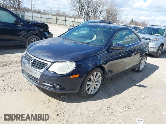 2011 Volkswagen Eos Komfort с VIN WVWBA7AH6BV001470, выставлен на аукционе IAAI как лот 41880817 с пробегом 148 647 миль миль и . История ставок и продаж доступна на DreamBid. Изображение 2.
