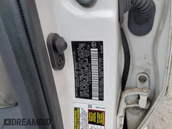 2019 Toyota Camry LE with VIN 4T1B11HK8KU724706, listed as a Copart auction lot 43441795 with 55,822 mi miles and Salvage Title. Bid and sale history available at carsss.com. Image 12.