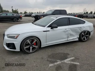 2022 Audi A5 Sportback S line Premium Plus with VIN WAUFACF50NA016404, listed as a Copart auction lot 76736434 with 22,273 mi miles and Salvage Title. Bid and sale history available at carsss.com. Image 1.