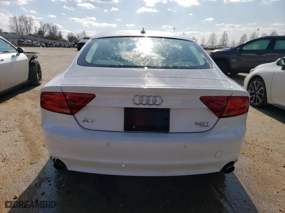 2015 Audi A7 3.0 Premium Plus with VIN WAUWGAFC7FN013771, listed as a Copart auction lot 45912773 with 120,225 mi miles. Bid and sale history available at carsss.com. Image 6.