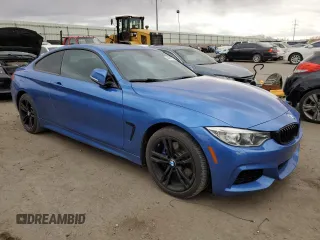 2014 BMW 4 Series 428i xDrive with VIN WBA3N5C59EF717159, listed as a Copart auction lot 44918735 with 86,101 mi miles and Salvage Title. Bid and sale history available at DreamBid. Image 4.
