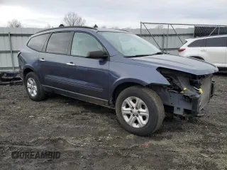 2013 Chevrolet Traverse LS with VIN 1GNKVFKD8DJ104255, listed as a Copart auction lot 84887014 with 111,454 mi miles and Salvage Title. Bid and sale history available at DreamBid. Image 4.