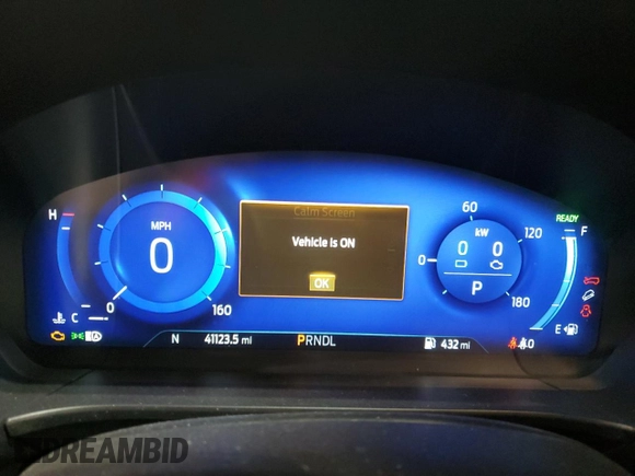 2020 Ford Escape SE Sport Hybrid with VIN 1FMCU9BZ5LUC58086, listed as a Copart auction lot 51821055 with 41,123 mi miles and Salvage Title. Bid and sale history available at DreamBid. Image 9.