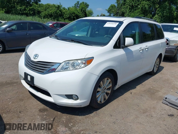 2014 Toyota Sienna Limited with VIN 5TDDK3DC3ES079590, listed as a IAAI auction lot 42694690 with 189,456 mi miles and . Bid and sale history available at DreamBid. Image 17.