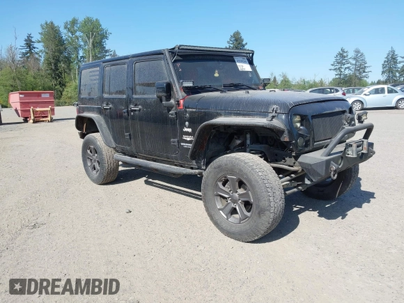 2014 Jeep Wrangler Unlimited Sahara with VIN 1C4BJWEG6EL107526, listed as a IAAI auction lot 42030244 with 69,077 mi miles. Bid and sale history available at carsss.com. Image 1.