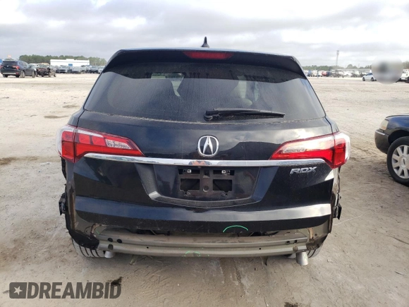 2016 Acura RDX Advance with VIN 5J8TB3H79GL009557, listed as a Copart auction lot 44970545 with 57,306 mi miles and Salvage title. Bid and sale history available at DreamBid. Image 6.