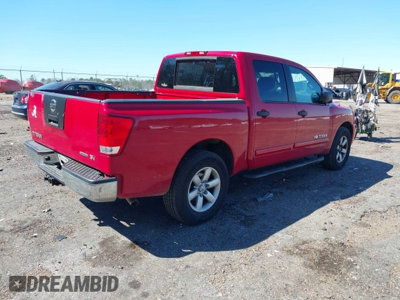 2012 Nissan Titan SV with VIN 1N6BA0EK2CN319081, listed as a IAAI auction lot 41729411 with 158,253 mi miles and . Bid and sale history available at DreamBid. Image 4.