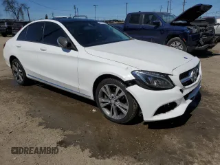 2015 Mercedes-Benz C 300 Luxury with VIN 55SWF4KB6FU022379, listed as a Copart auction lot 49899215 with 107,168 mi miles and Salvage Title. Bid and sale history available at DreamBid. Image 4.