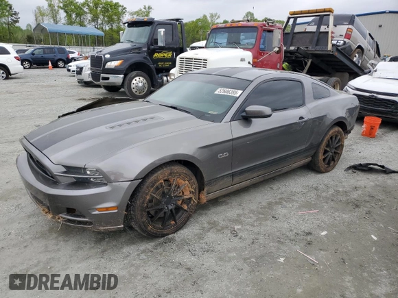 2014 Ford Mustang GT with VIN 1ZVBP8CF3E5211722, listed as a Copart auction lot 52608395 with 139,725 mi miles and Salvage title. Bid and sale history available at DreamBid. Image 1.
