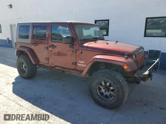 2008 Jeep Wrangler Unlimited Sahara with VIN 1J8GA59158L551550, listed as a Copart auction lot 50067005 with 152,061 mi miles and Salvage Title. Bid and sale history available at carsss.com. Image 4.