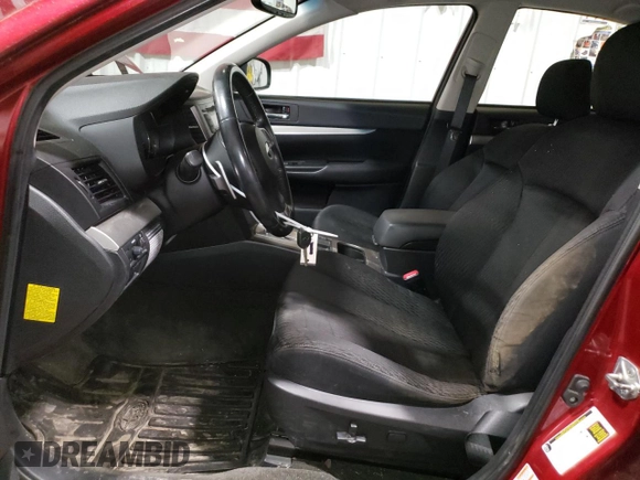 2012 Subaru Legacy 2.5i Premium with VIN 4S3BMCC67C3040514, listed as a Copart auction lot 50592645 with 61,207 mi miles and Salvage Title. Bid and sale history available at carsss.com. Image 7.