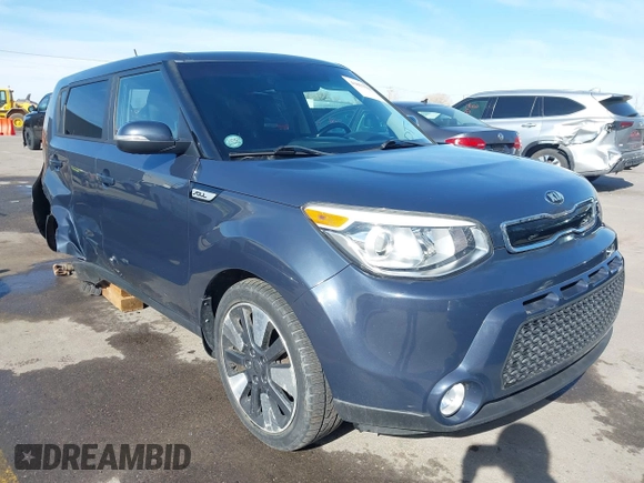 2014 Kia Soul + with VIN KNDJX3A52E7030918, listed as a IAAI auction lot 41857501 with 99,623 mi miles and . Bid and sale history available at DreamBid. Image 1.