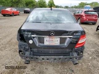 2011 Mercedes-Benz C 300 Sport with VIN WDDGF8BB0BR137356, listed as a Copart auction lot 55791515 with 200,119 mi miles and Salvage title. Bid and sale history available at DreamBid. Image 6.