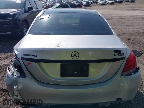 2017 Mercedes-Benz C 43 AMG with VIN 55SWF6EB3HU185498, listed as a IAAI auction lot 41989123 with 92,981 mi miles and . Bid and sale history available at DreamBid. Image 15.