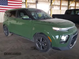 2020 Kia Soul EX with VIN KNDJ33AUXL7042878, listed as a Copart auction lot 53750775 with 161,955 mi miles and Salvage Title. Bid and sale history available at carsss.com. Image 4.