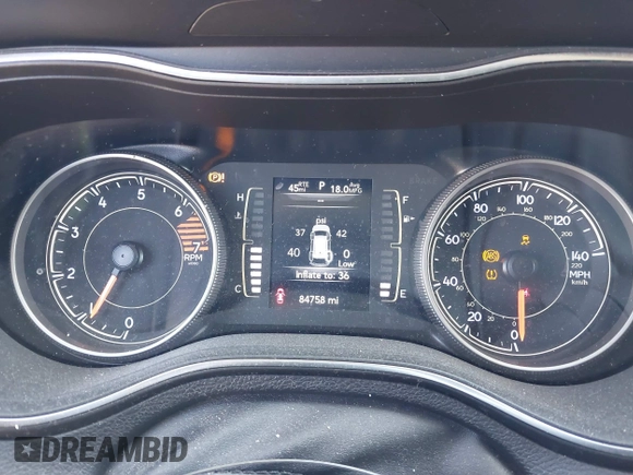 2019 Jeep Cherokee Latitude with VIN 1C4PJLCB5KD286448, listed as a IAAI auction lot 41995133 with 84,758 mi miles. Bid and sale history available at carsss.com. Image 7.