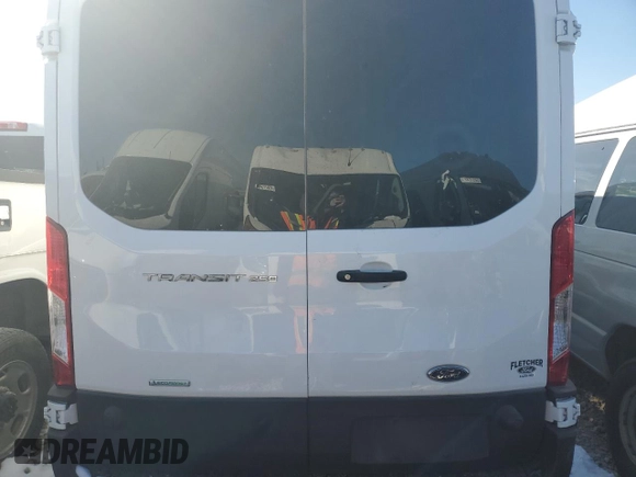 2023 Ford Transit Cargo with VIN 1FTBR1CG6PKB89510, listed as a Copart auction lot 46370565 with 180,309 mi miles and Salvage Title. Bid and sale history available at carsss.com. Image 6.