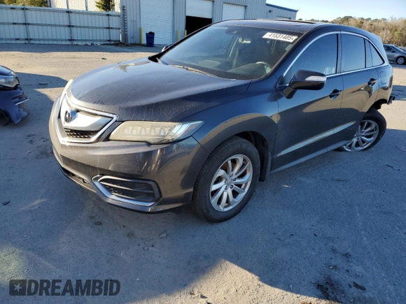 2016 Acura RDX Technology with VIN 5J8TB3H51GL008093, listed as a Copart auction lot 41531405 with 140,265 mi miles and Salvage Title. Bid and sale history available at DreamBid. Image 1.