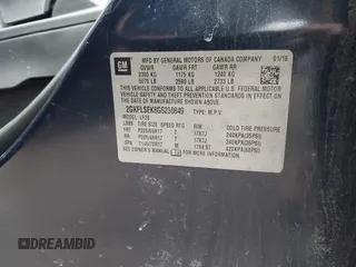 2016 GMC Terrain SLE with VIN 2GKFLSEK8G6230849, listed as a IAAI auction lot 41814603 with 69,361 mi miles. Bid and sale history available at carsss.com. Image 9.