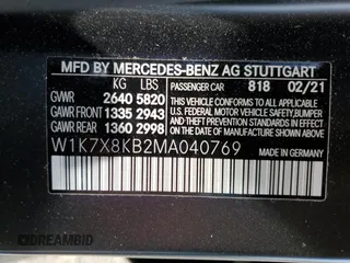 2021 Mercedes-Benz AMG GT 63 S с VIN W1K7X8KB2MA040769, выставлен на аукционе Copart как лот 59986063 с пробегом 13 311 миль миль и . История ставок и продаж доступна на DreamBid. Изображение 13.