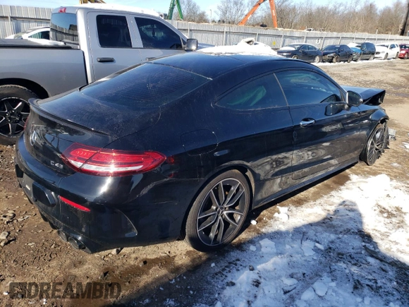 2021 Mercedes-Benz C 43 AMG with VIN W1KWJ6EBXMG098073, listed as a Copart auction lot 41702504 with 19,860 mi miles and . Bid and sale history available at DreamBid. Image 3.