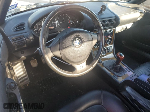 2000 BMW Z3 2.5L with VIN WBACH9341YLF92012, listed as a Copart auction lot 81674944 with 100,985 mi miles and Salvage Title. Bid and sale history available at carsss.com. Image 8.