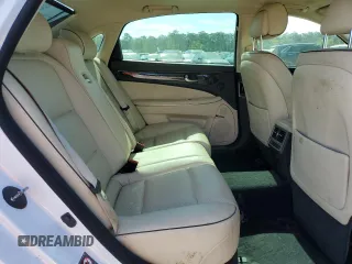2015 Hyundai Equus Signature with VIN KMHGH4JH9FU100713, listed as a Copart auction lot 51806385 with 107,887 mi miles and Salvage title. Bid and sale history available at DreamBid. Image 11.