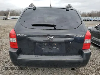 2007 Hyundai Tucson GLS with VIN KM8JM12B97U564631, listed as a Copart auction lot 51325235 with 206,944 mi miles and Clean Title. Bid and sale history available at carsss.com. Image 6.