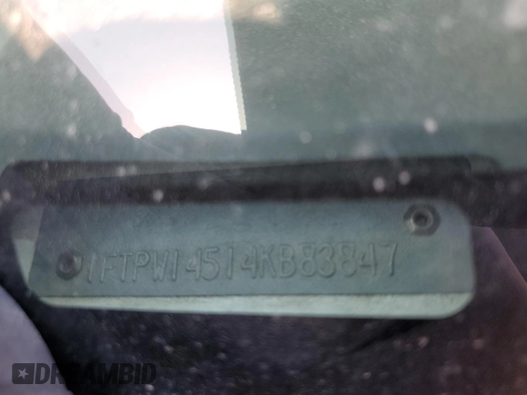 2004 Ford F-150 XLT z VIN 1FTPW14514KB83847, wystawiony jako Copart lot #58726655 z przebiegiem 275 150 mil mil oraz Szkoda całkowita • Salvage title. Historia ofert i sprzedaży dostępna na DreamBid. Obrazek 12.