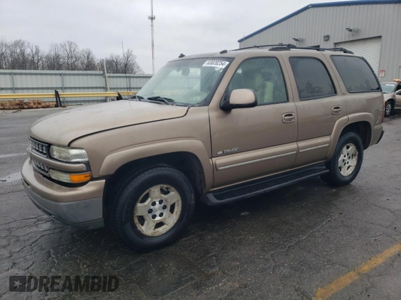 2003 Chevrolet Tahoe LS with VIN 1GNEC13Z33J329603, listed as a Copart auction lot 83828254 with 193,849 mi miles and Salvage Title. Bid and sale history available at carsss.com. Image 1.
