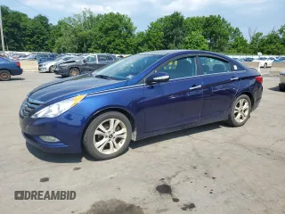 2013 Hyundai Sonata Limited with VIN 5NPEC4ACXDH619159, listed as a Copart auction lot 63371295 with 272,532 mi miles and Salvage title. Bid and sale history available at DreamBid. Image 1.