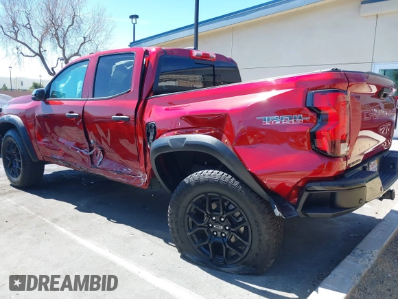 2023 Chevrolet Colorado 4WD Trail Boss with VIN 1GCPTEEK7P1185939, listed as a IAAI auction lot 41884598 with 3,476 mi miles. Bid and sale history available at carsss.com. Image 6.