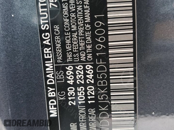 2013 Mercedes-Benz E 350 z VIN WDDKJ5KB5DF196091, wystawiony jako Copart lot #54760045 z przebiegiem 93 941 mil mil oraz Szkoda całkowita • Salvage title. Historia ofert i sprzedaży dostępna na DreamBid. Obrazek 12.