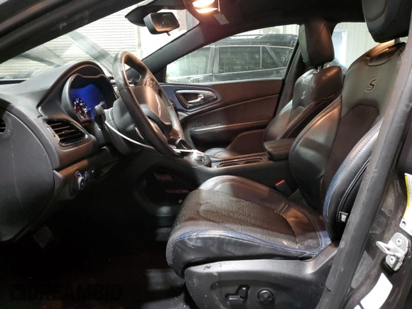 2015 Chrysler 200 S with VIN 1C3CCCBB9FN505720, listed as a Copart auction lot 89372565 with 108,206 mi miles and Salvage Title. Bid and sale history available at carsss.com. Image 7.